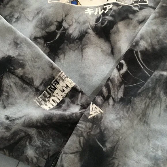 Hypland x Hunter x Hunter Killua Eye Sweatshirt Hoodie Tie Dye Size XL - Picture 2 of 8